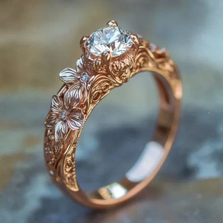 Anello in Oro Crystal Blossom