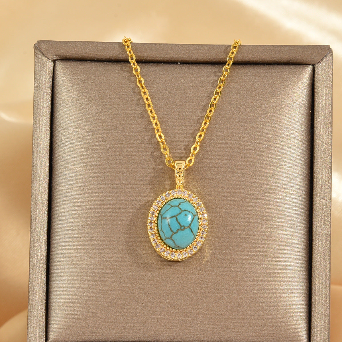 Collana Calysse Azure Bloom | Oro