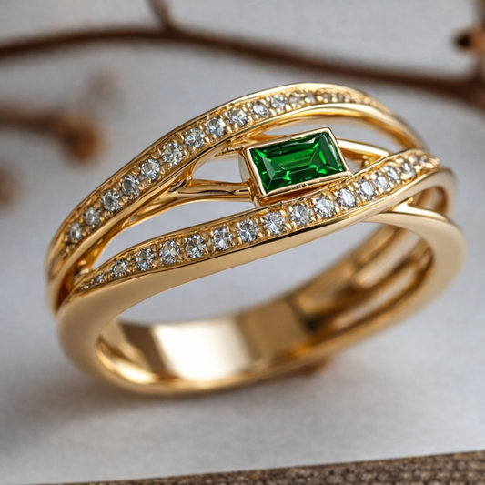 Anello di Giada d'Oro