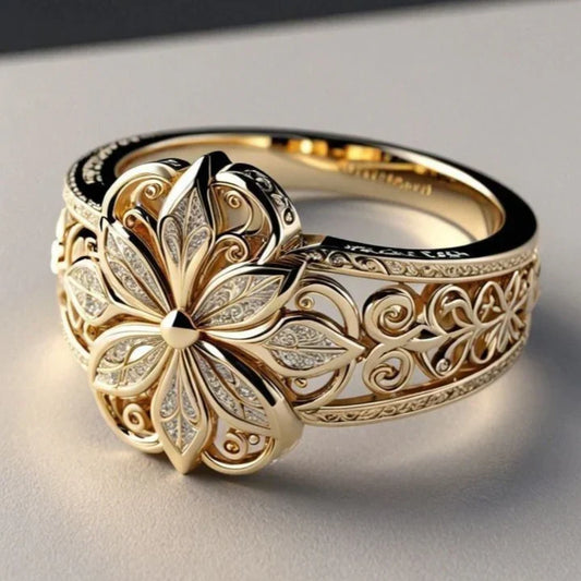 Anello in Oro Esotico con Zirconia Bloom
