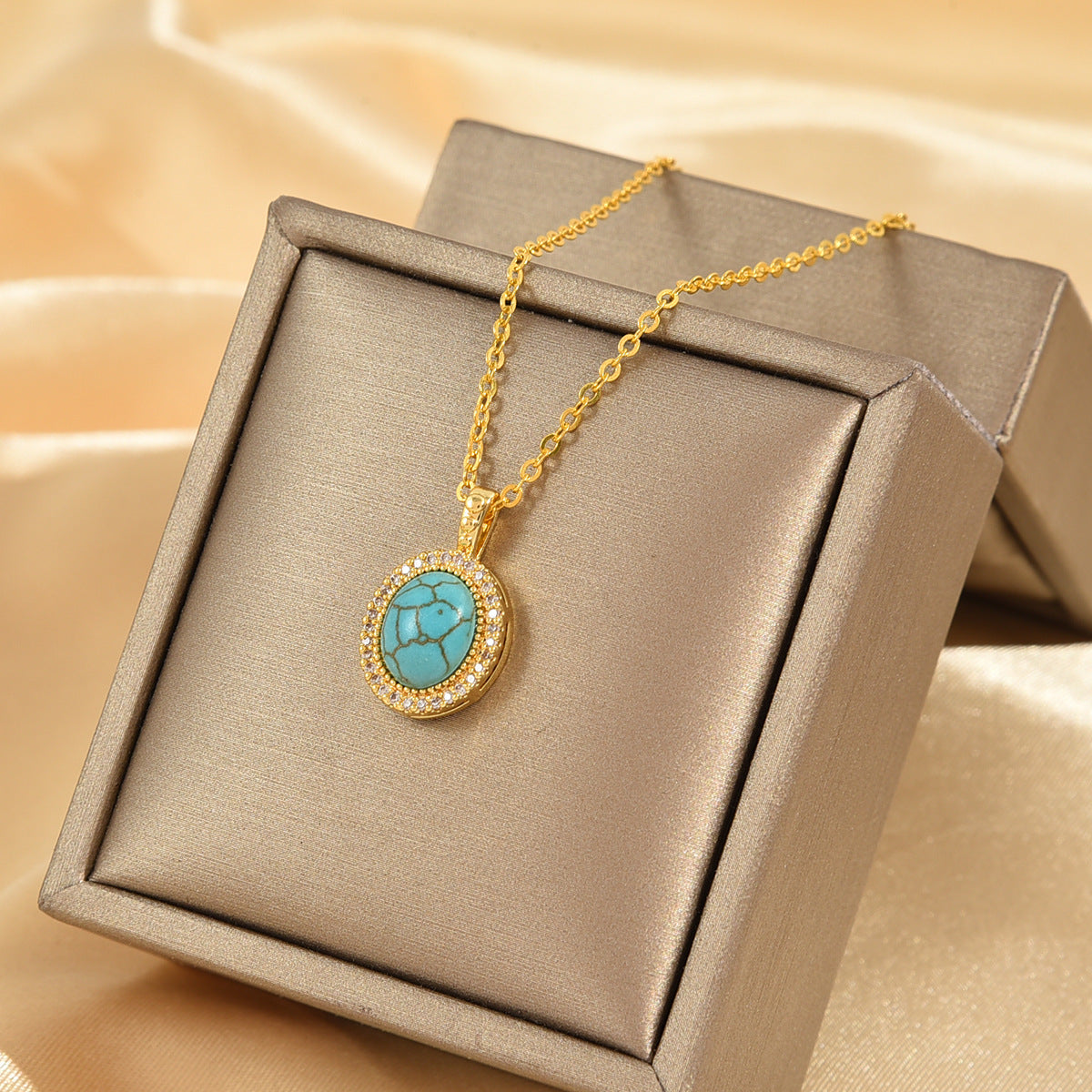 Collana Calysse Azure Bloom | Oro