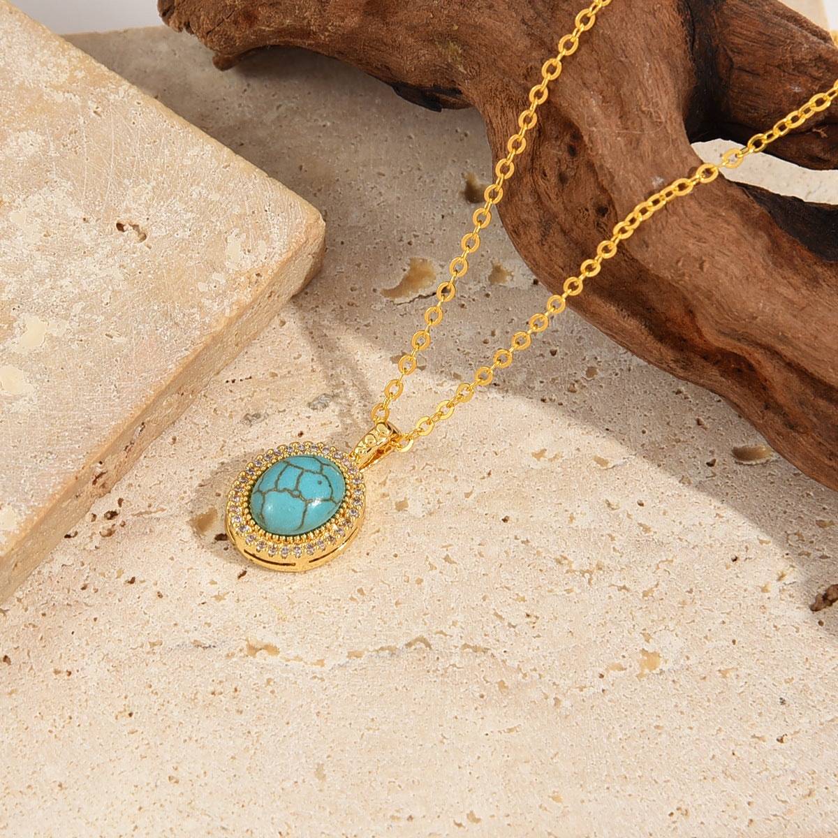Collana Calysse Azure Bloom | Oro