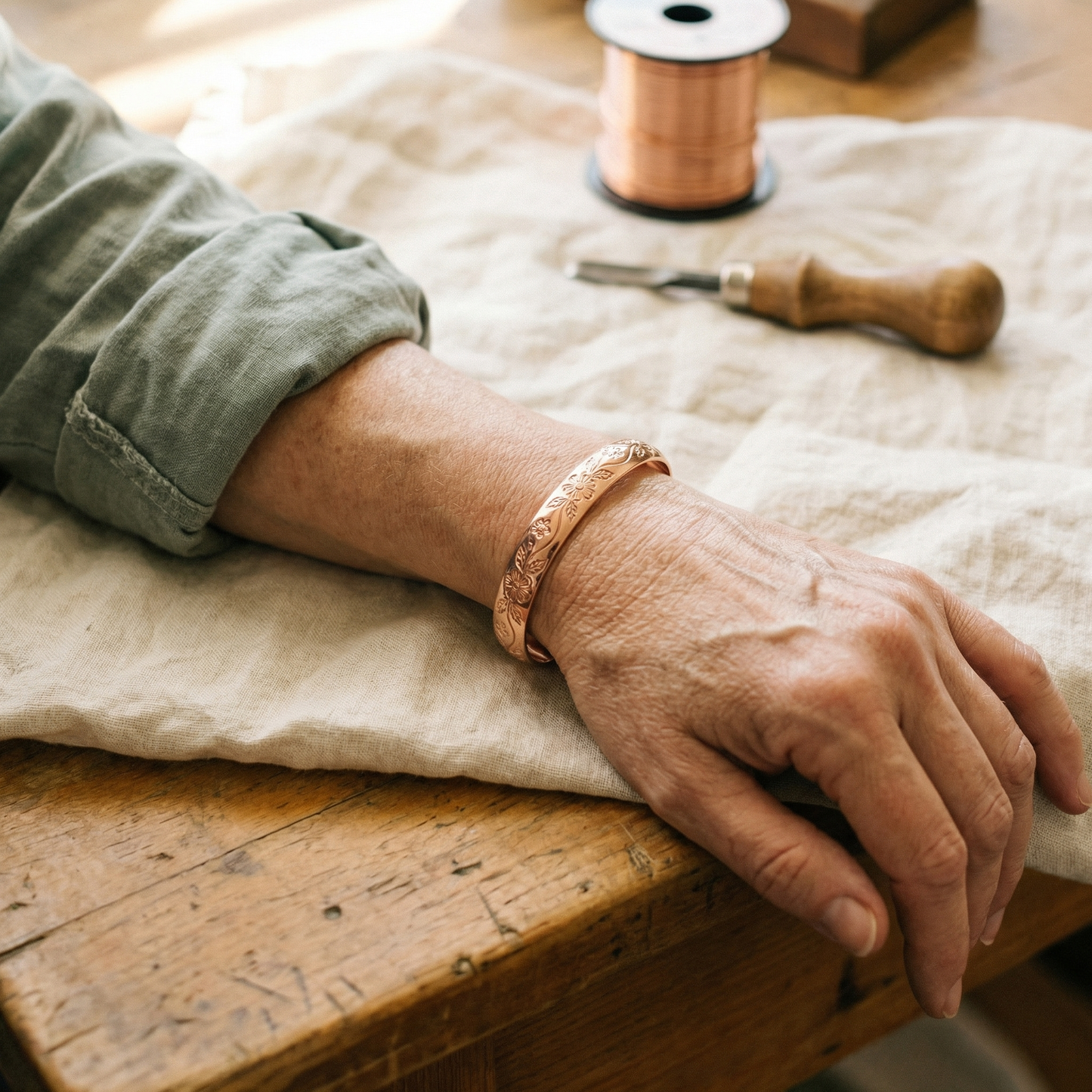 Bracciale in Rame Artigianale
