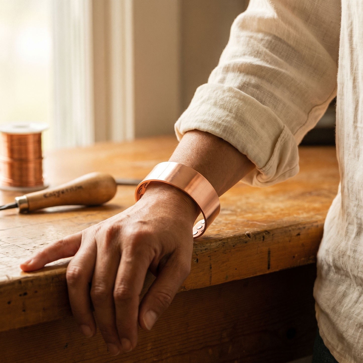 Bracciale in Rame Artigianale