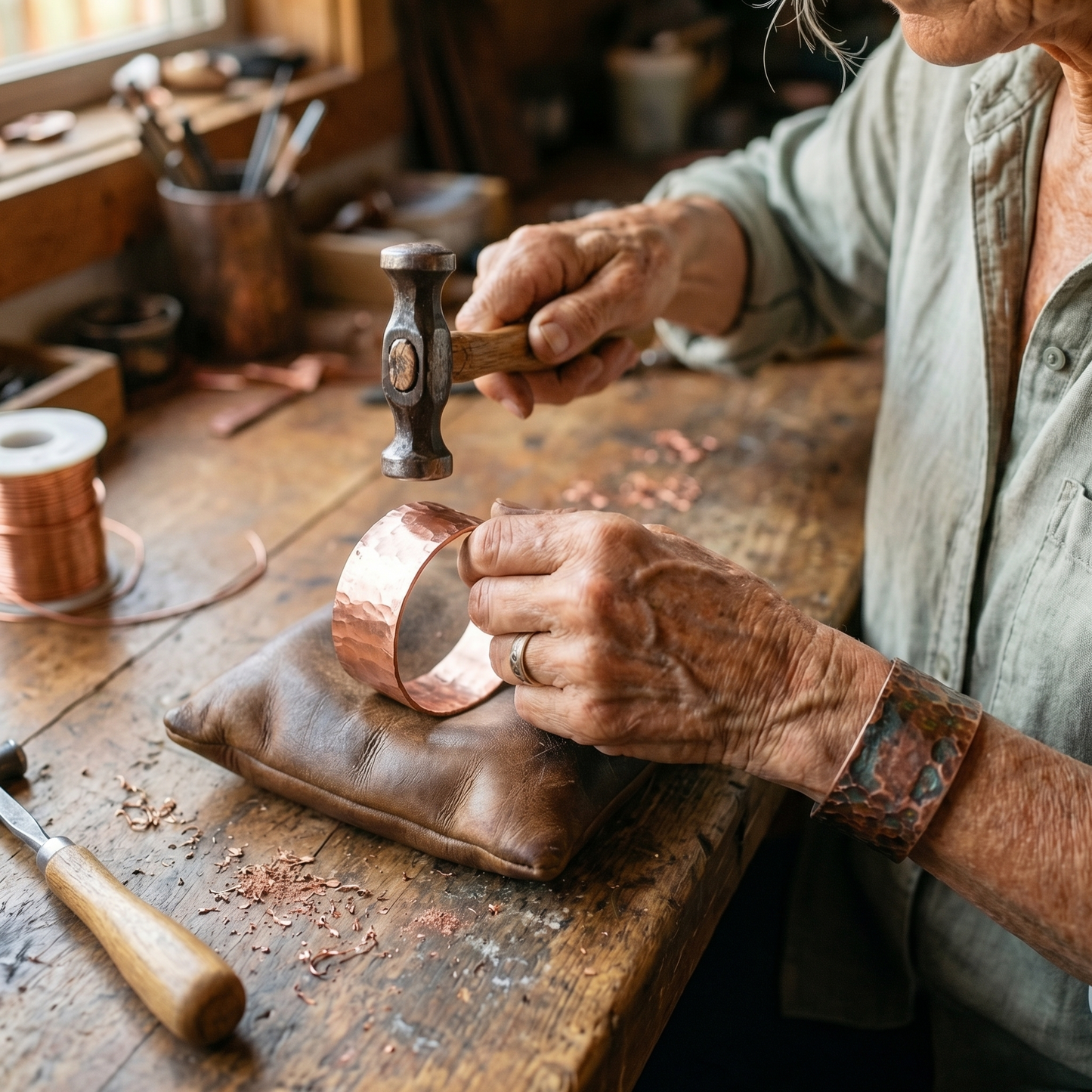 Bracciale in Rame Artigianale