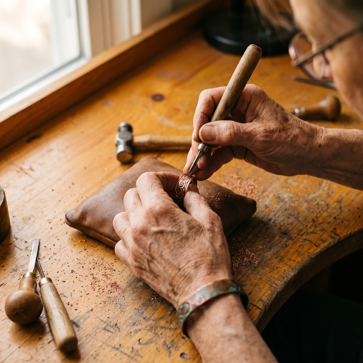 Anello in Rame Artigianale
