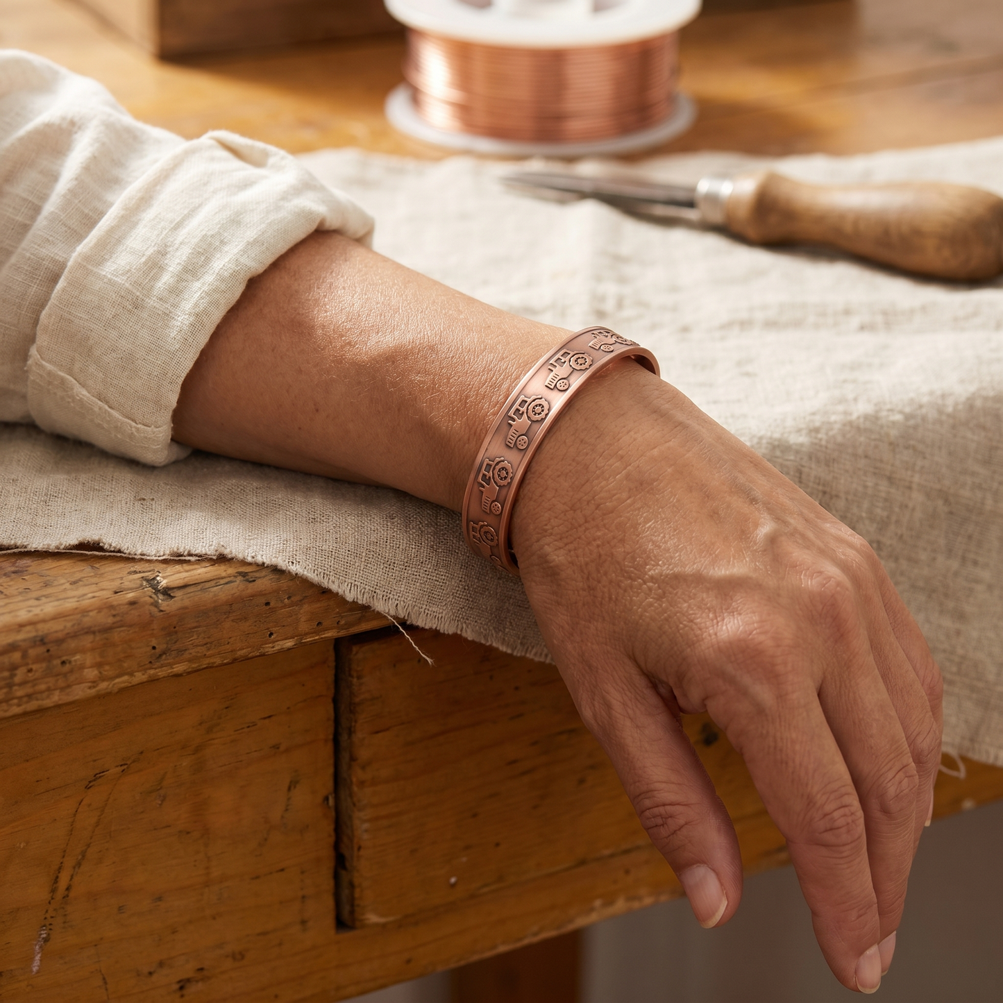 Bracciale in Rame Artigianale