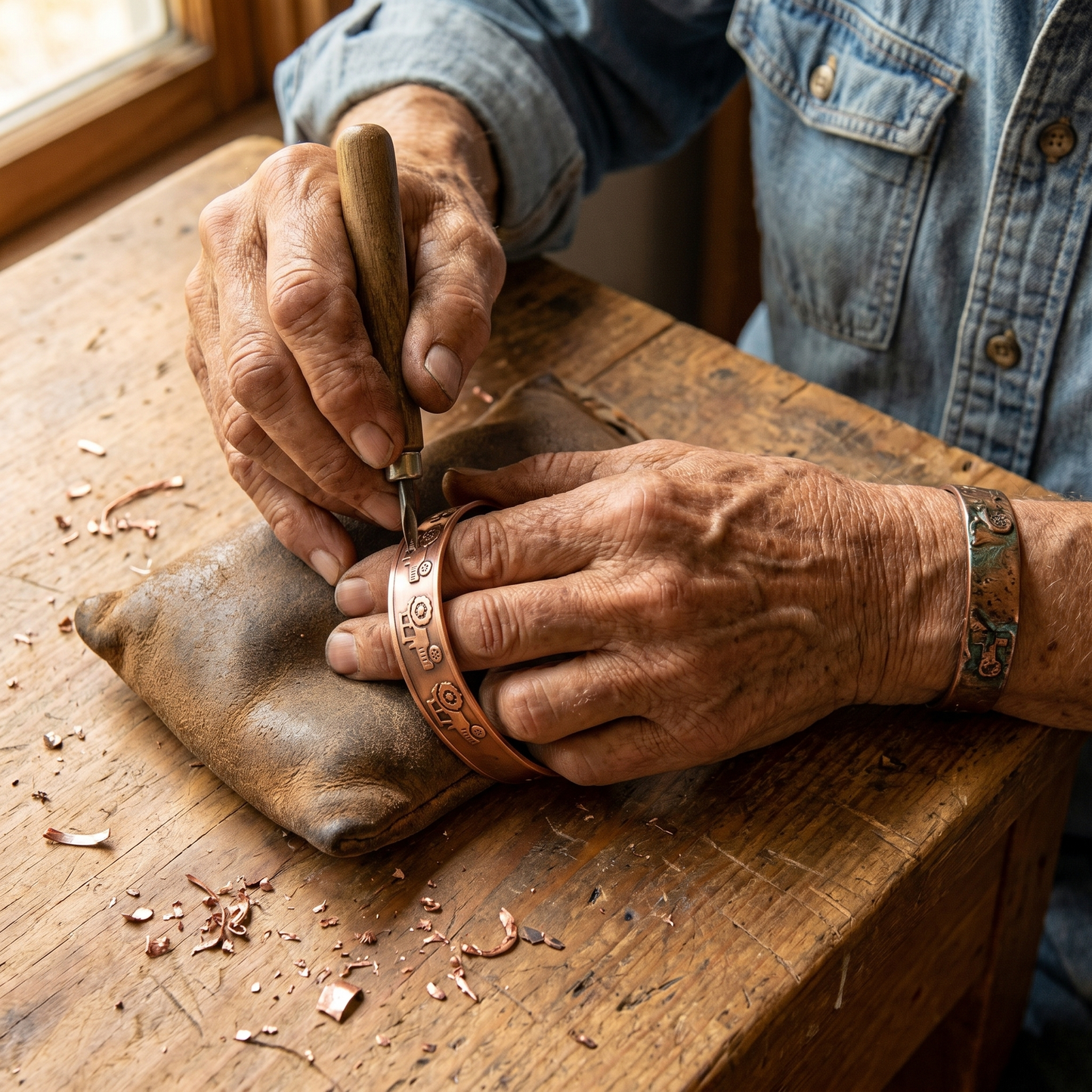 Bracciale in Rame Artigianale