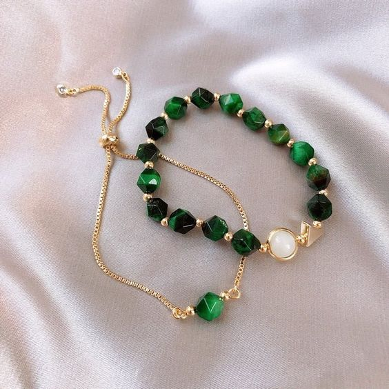 Bracciali eleganti verdi